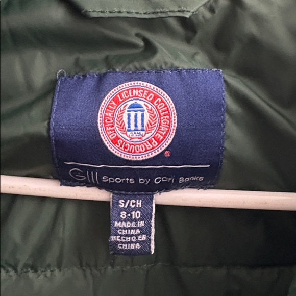 Michigan State University Spartans Kids Puffer Coat Jacket Size Small 8-10 - Picture 5 of 8